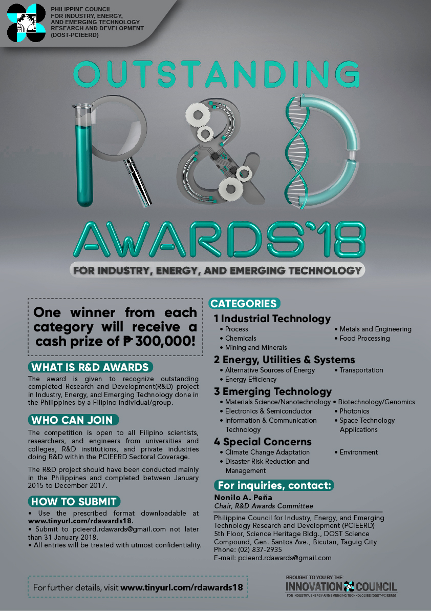 RD Awards Poster