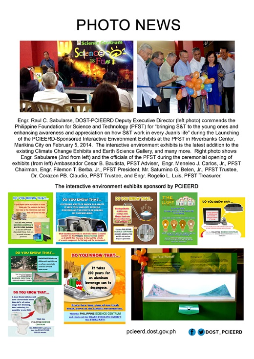 Earth Science Gallery News